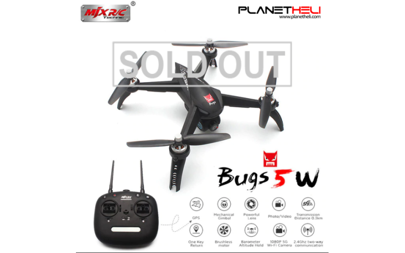MJX Bugs 5 W B5W 5G WIFI FPV With 1080P Camera GPS Brushless Altitude Hold RC Drone Quadcopter RTF